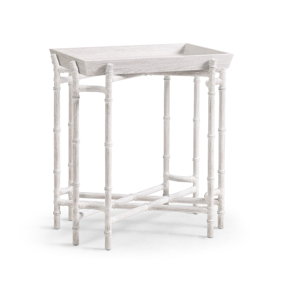 William Yeoward Bamburgh Side Table in Whitened Oak