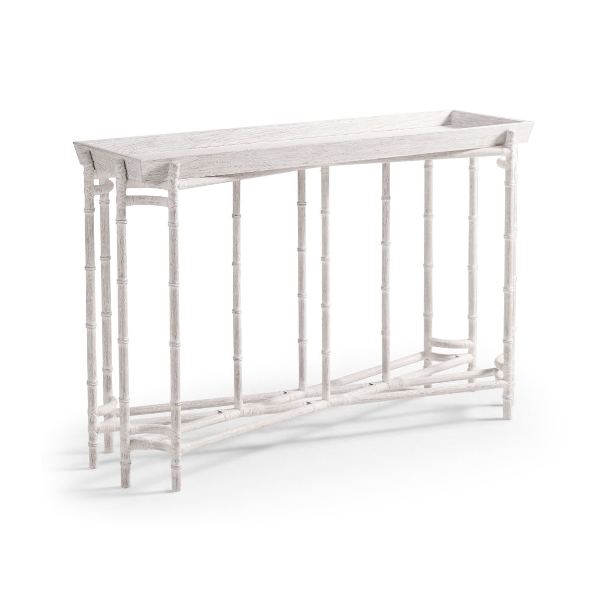 William Yeoward Bamburgh Console Table in Whitened Oak