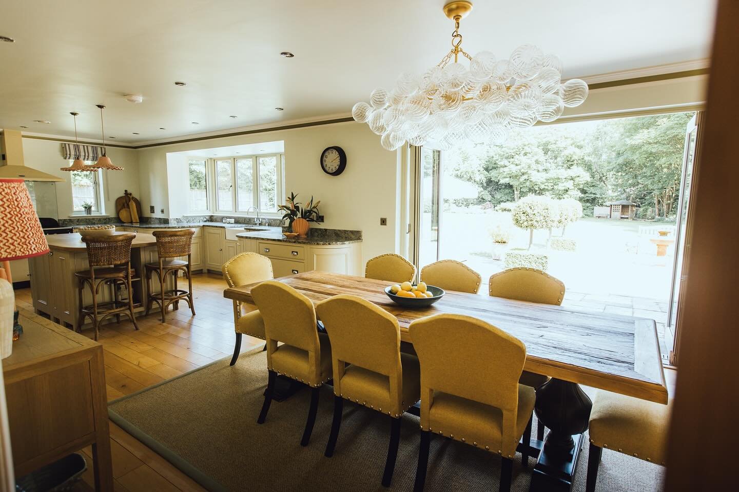 Andrew Martin Bacall Dining Chairs in a dining room