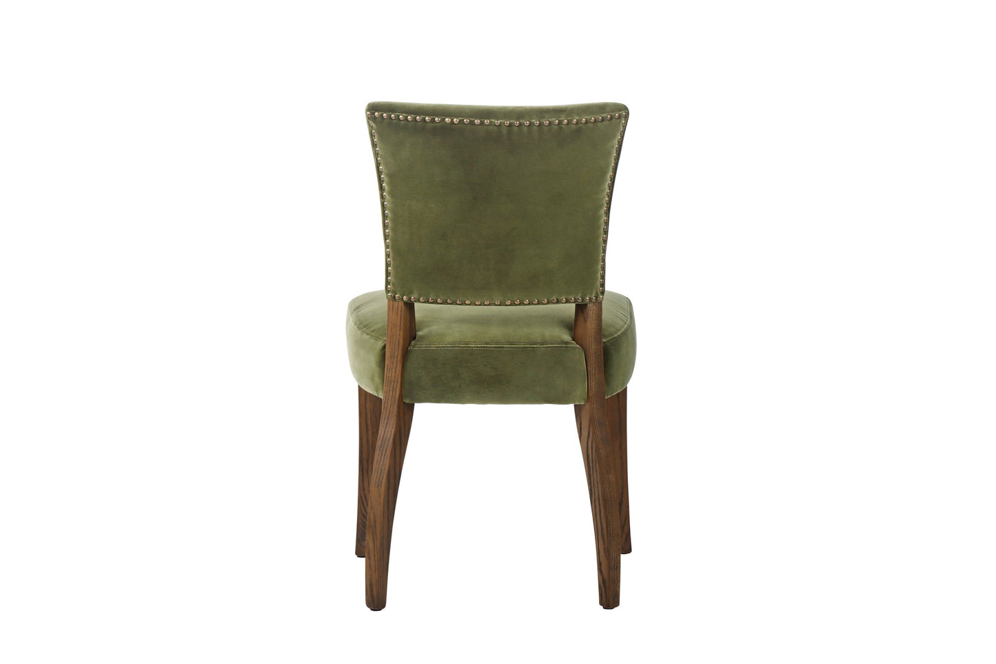 Andrew Martin Frank Dining Chair Velvet Forest Green