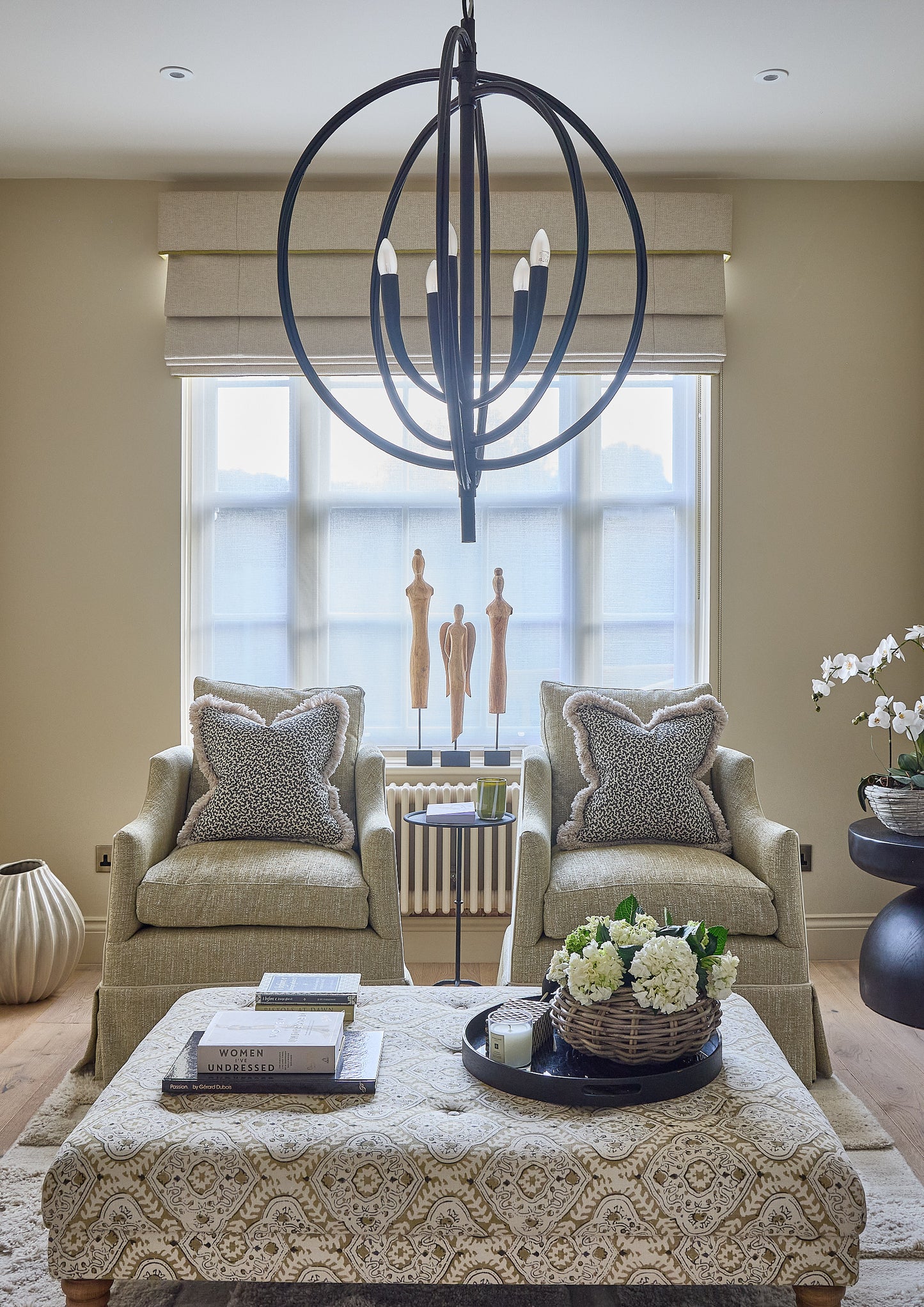 Andrew Martin Fillea Pendant Light Black Iron lifestyle
