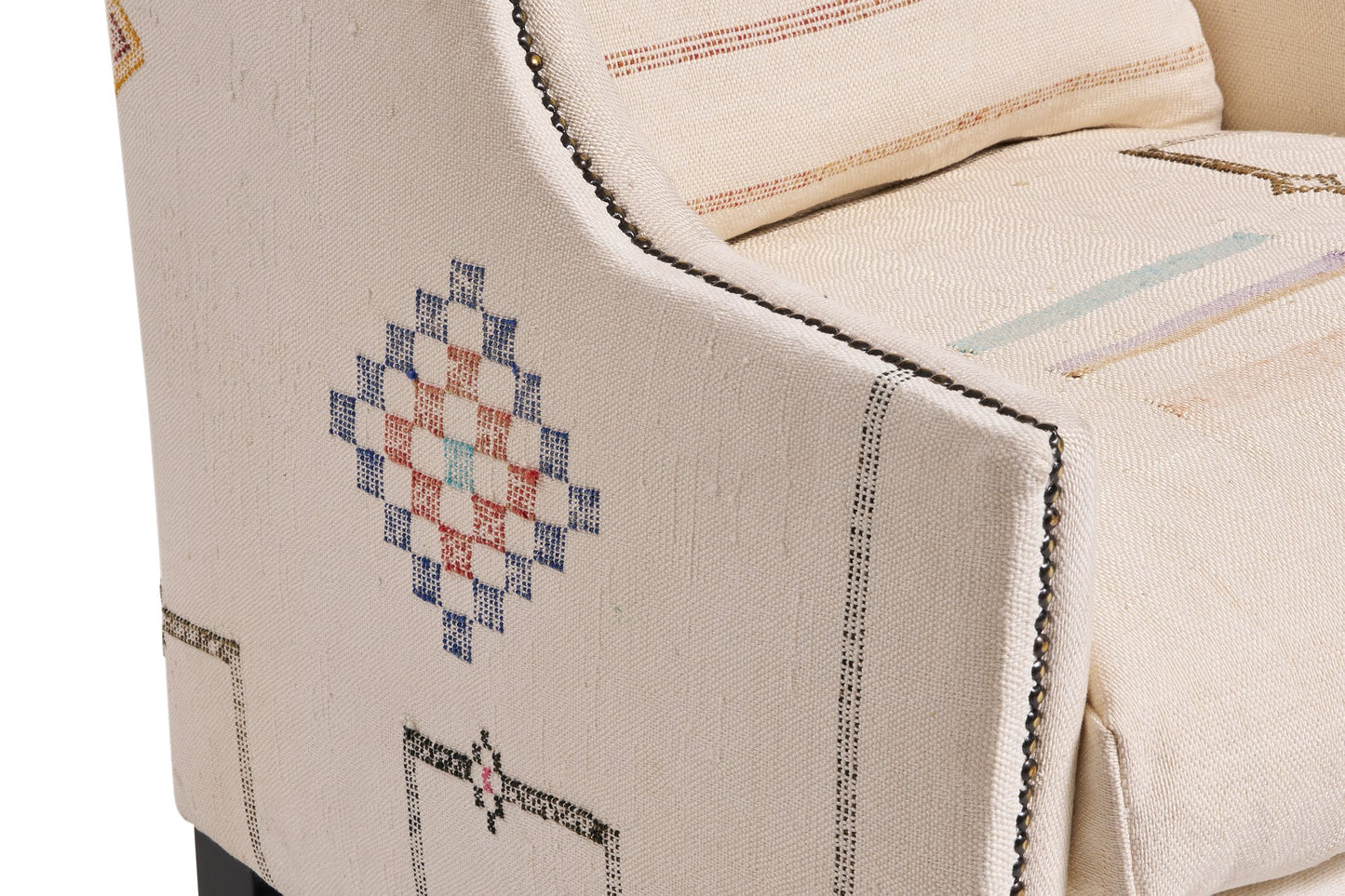 Andrew Martin Regal Chair Moroccan White view 7