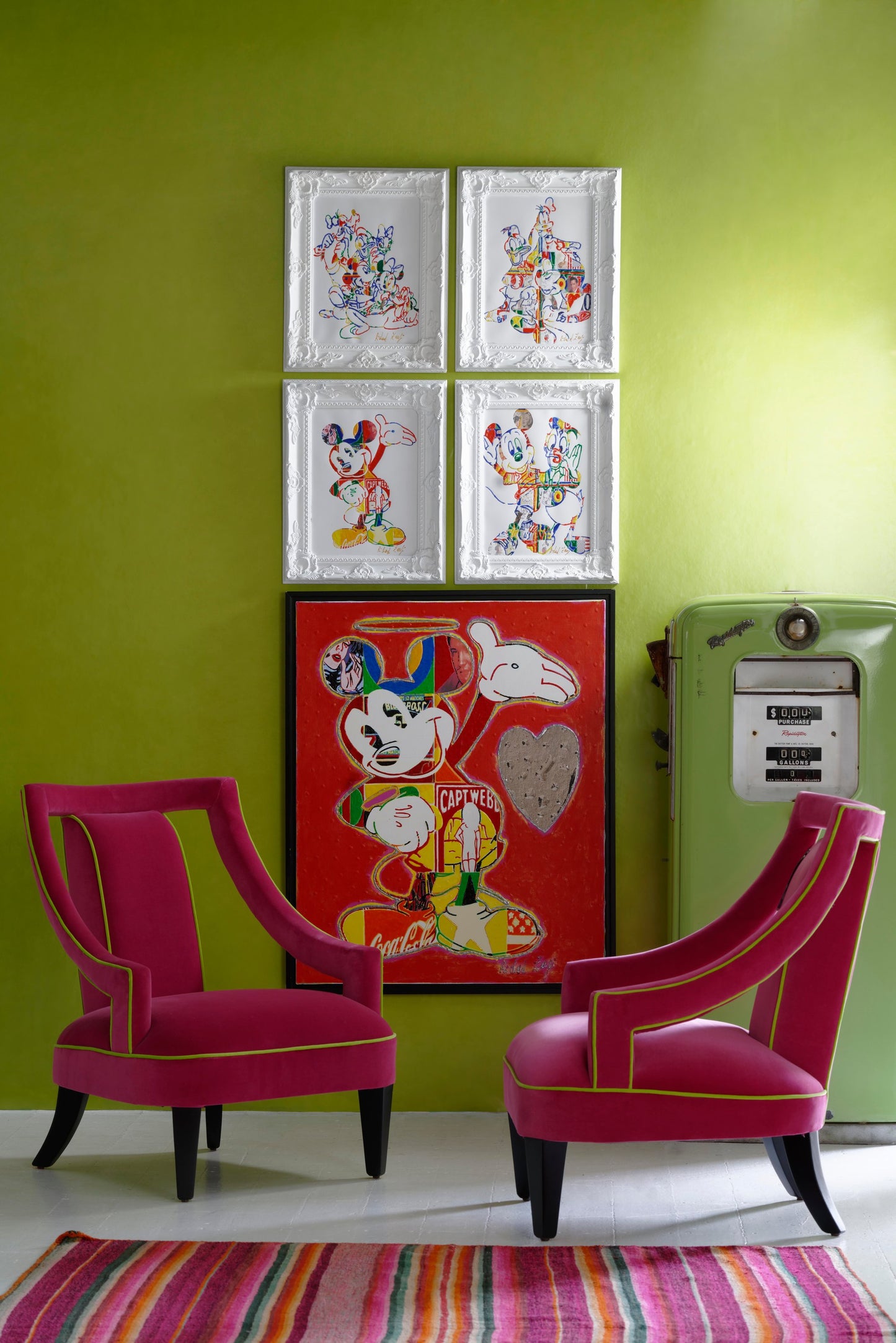 Andrew Martin Edmund Chairs in Pelham Raspberry lifestyle