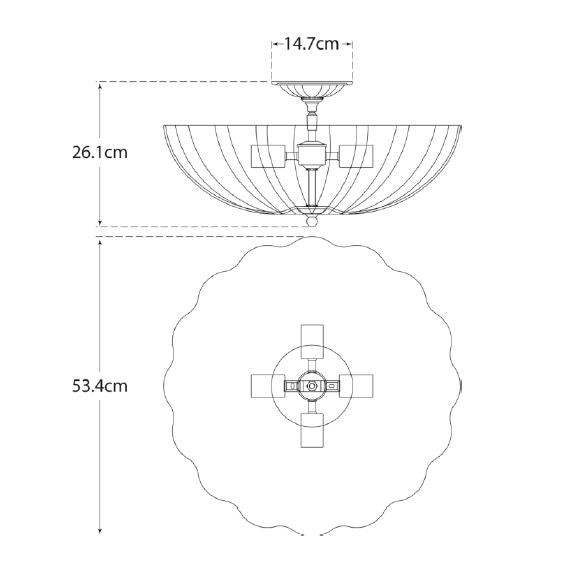 Rosehill Ceiling Light lifestyle
