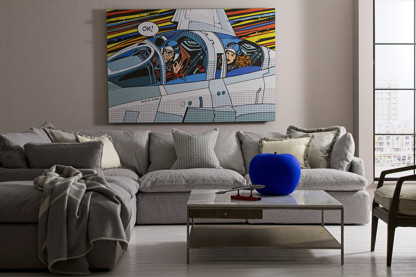 Andrew Martin | Bryce Custom Sectional Sofa