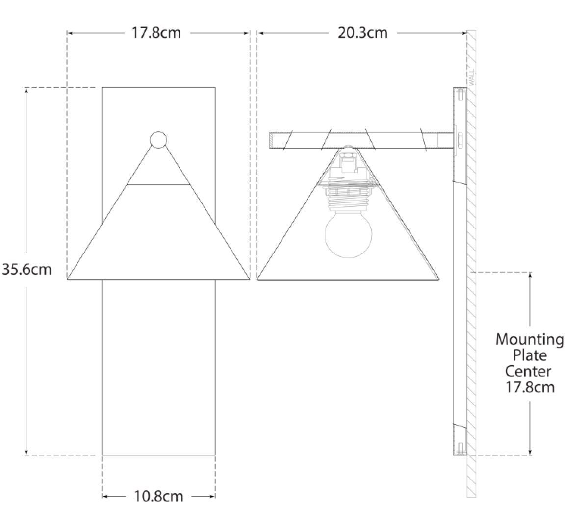 Andrew Martin | Cleo Wall Light White
