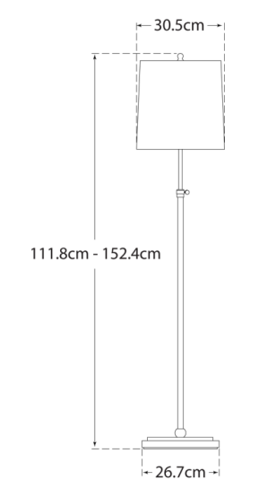 Andrew Martin | Bryant Floor Lamp Bronze