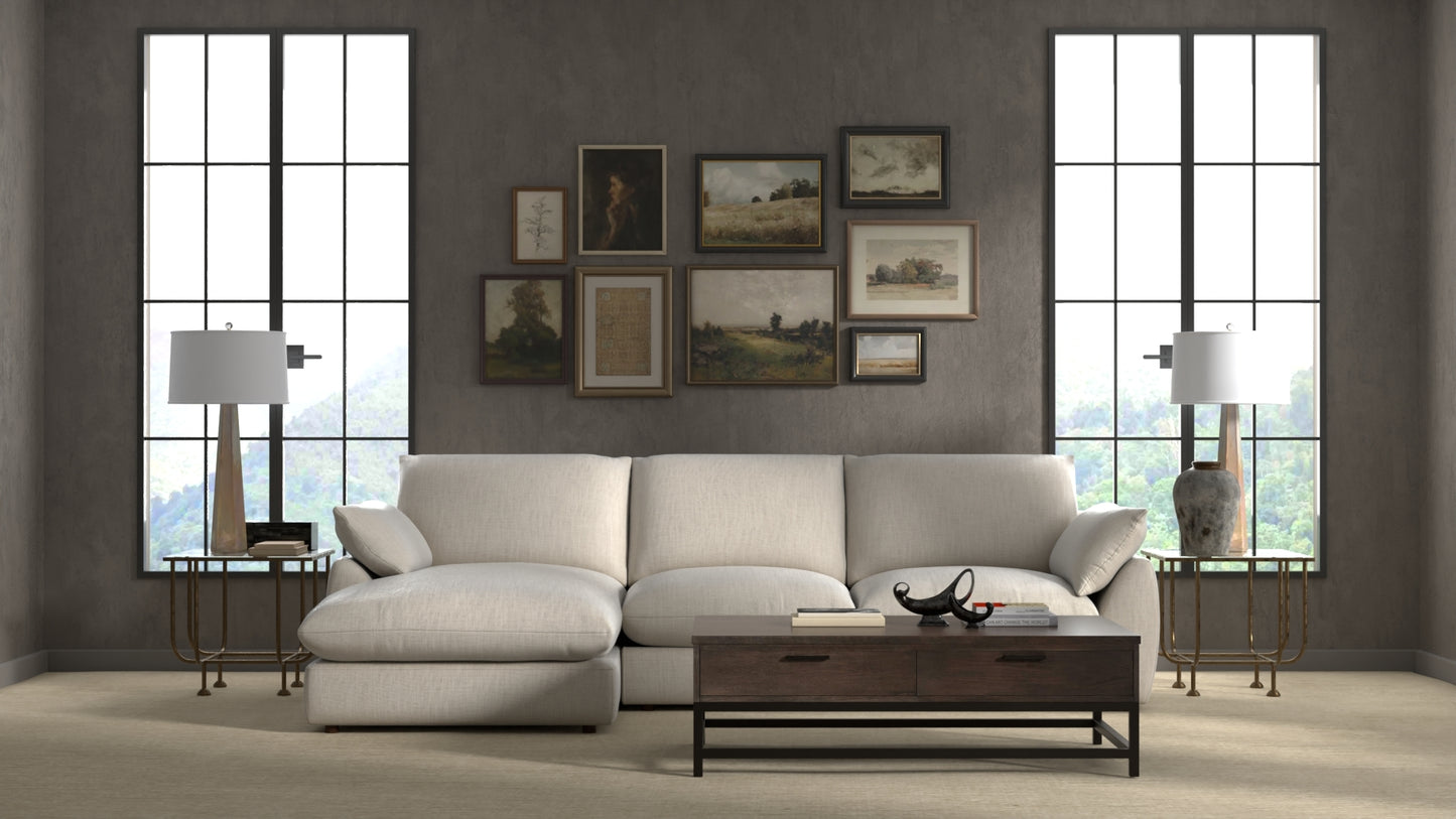 Andrew Martin Fulton Custom Sofa left hand facing lifestyle