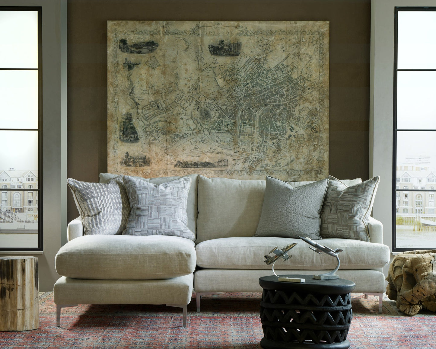 Andrew Martin | Petrified Scallop Log Side Table