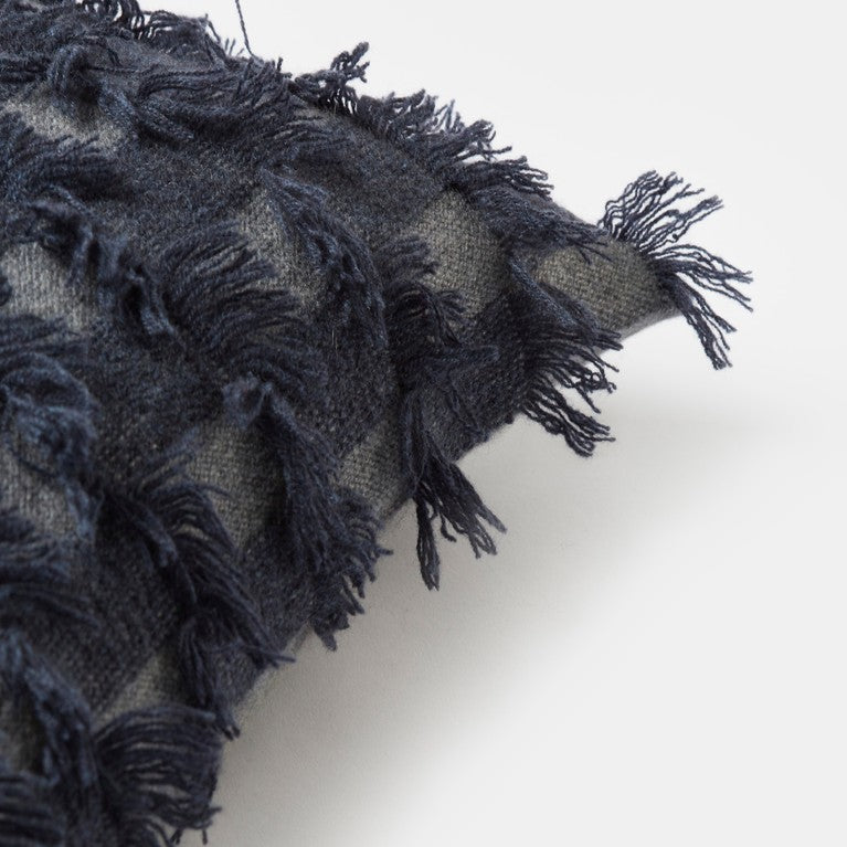 Oyuna I Seren Cushion | Slate Grey & Indigo