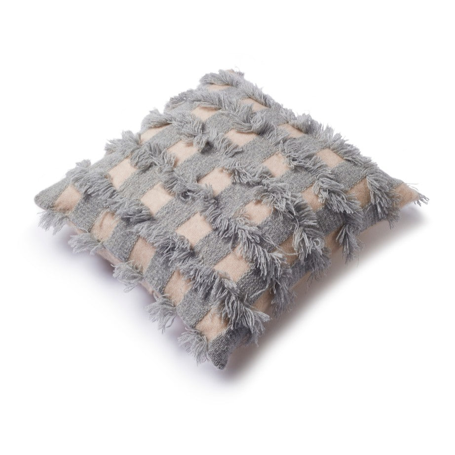 Oyuna I Seren Cushion | Beige and Soft Grey