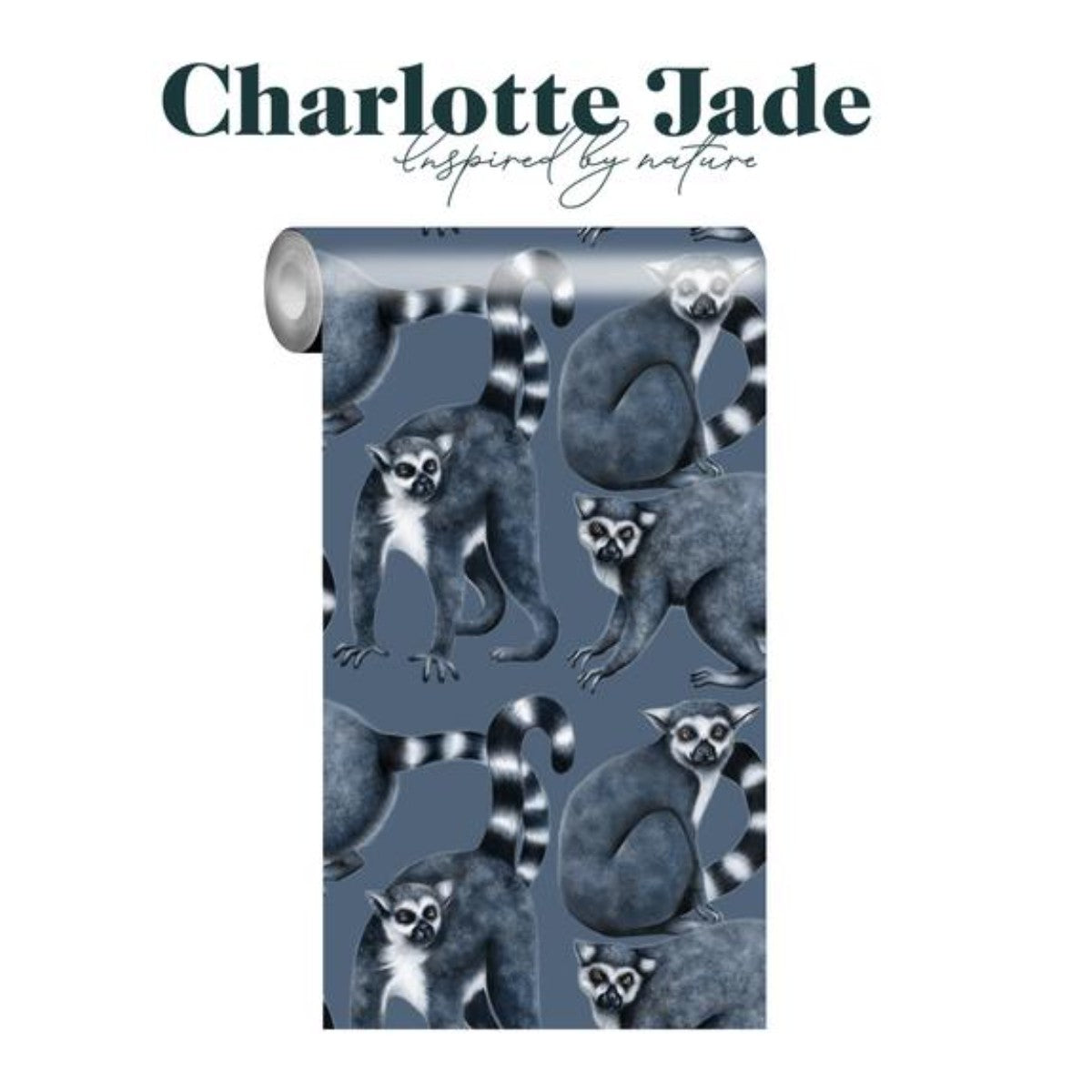 Charlotte Jade | Cheeky Lemurs | Wallpaper