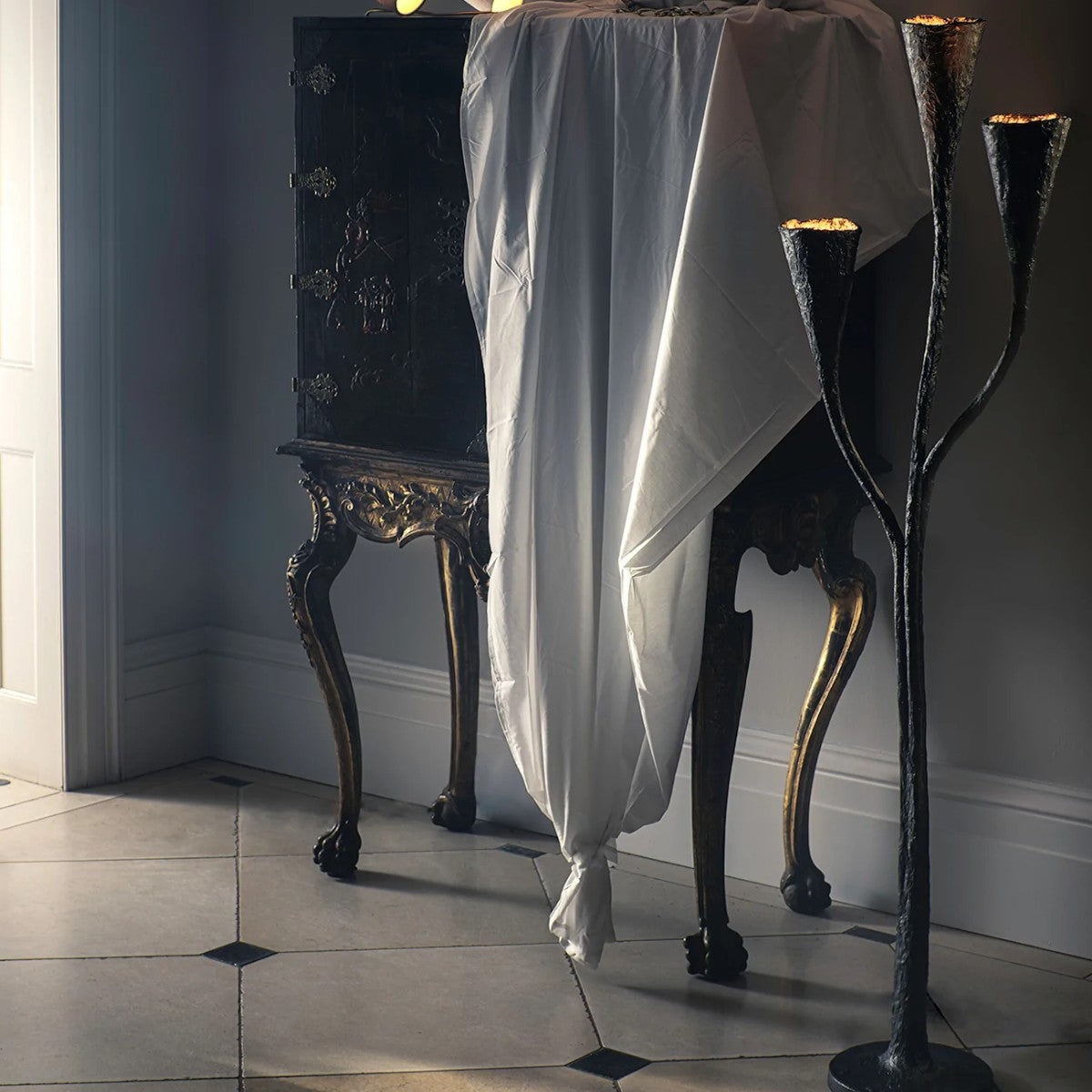 Porta Romana | Ophelia 3 Arm Floor Lamp