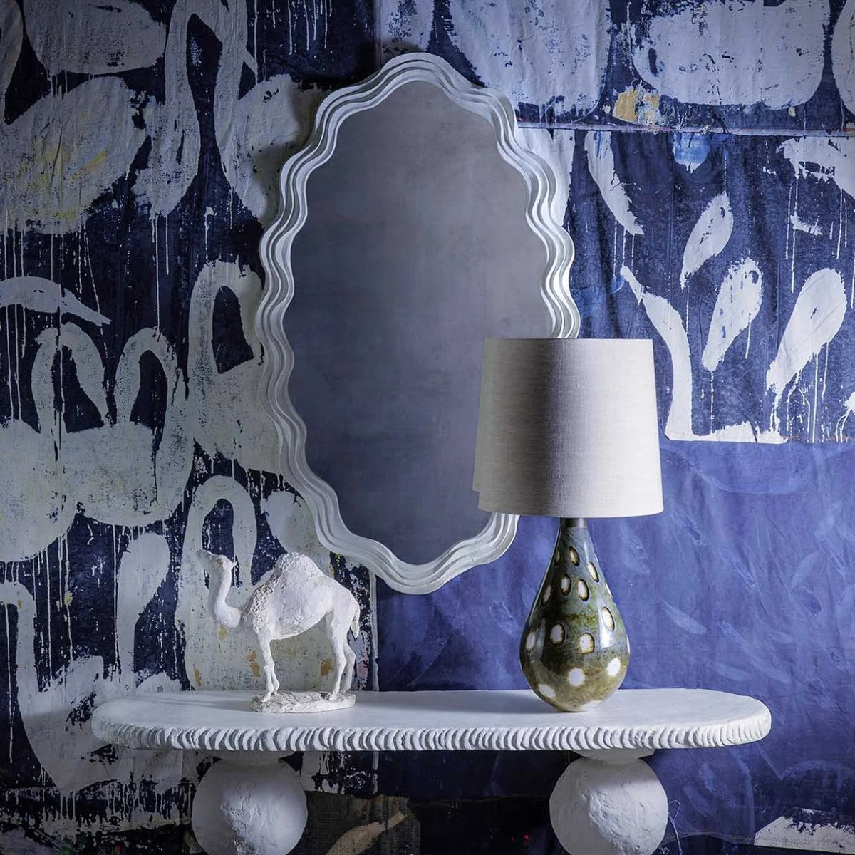 Porta Romana | Oval Clam Shell Mirror
