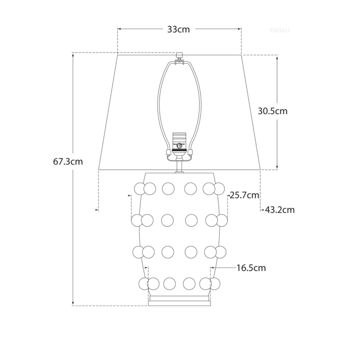 Kelly Wearstler | Linden Table Lamp Medium