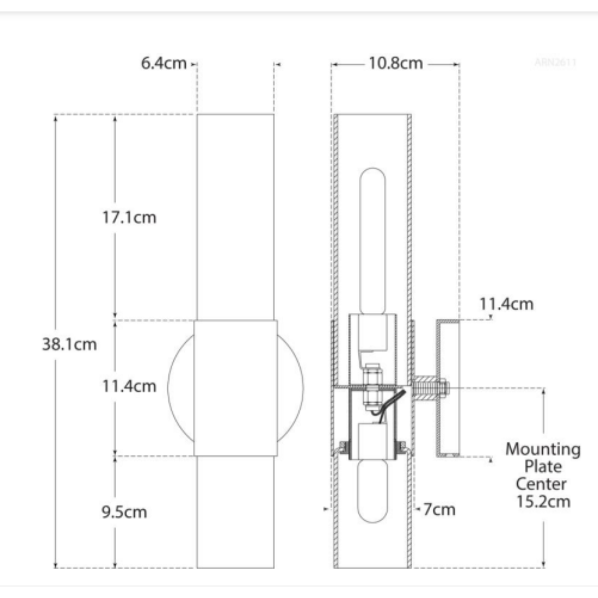 AERIN | Penz Cylindrical Wall Light