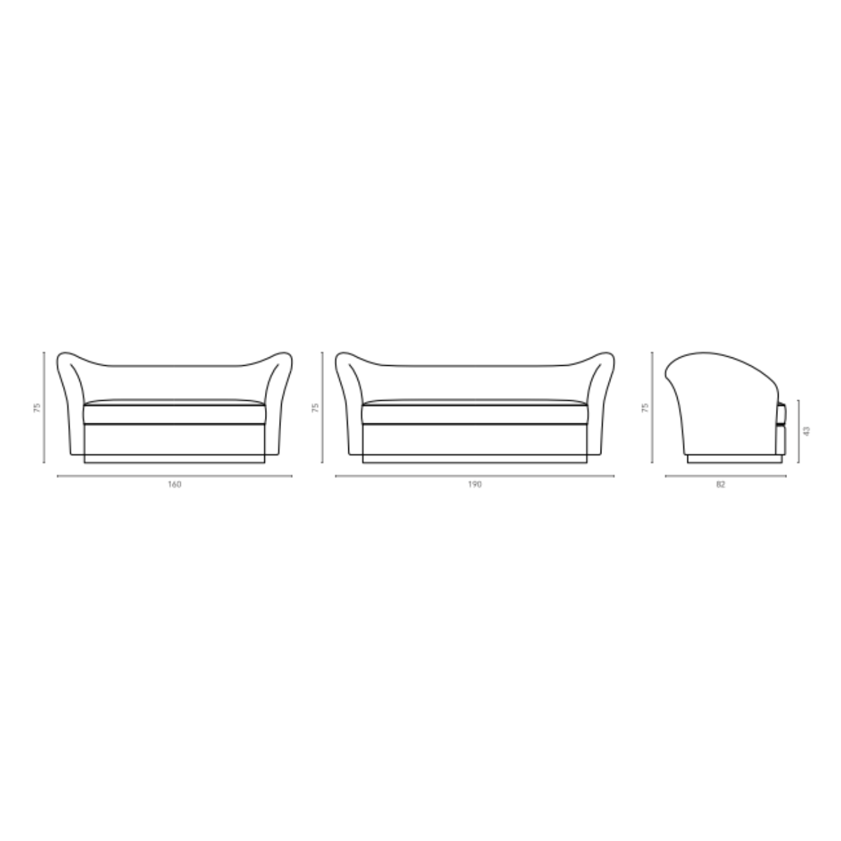 Nobilis | Canapé Petale Sofa