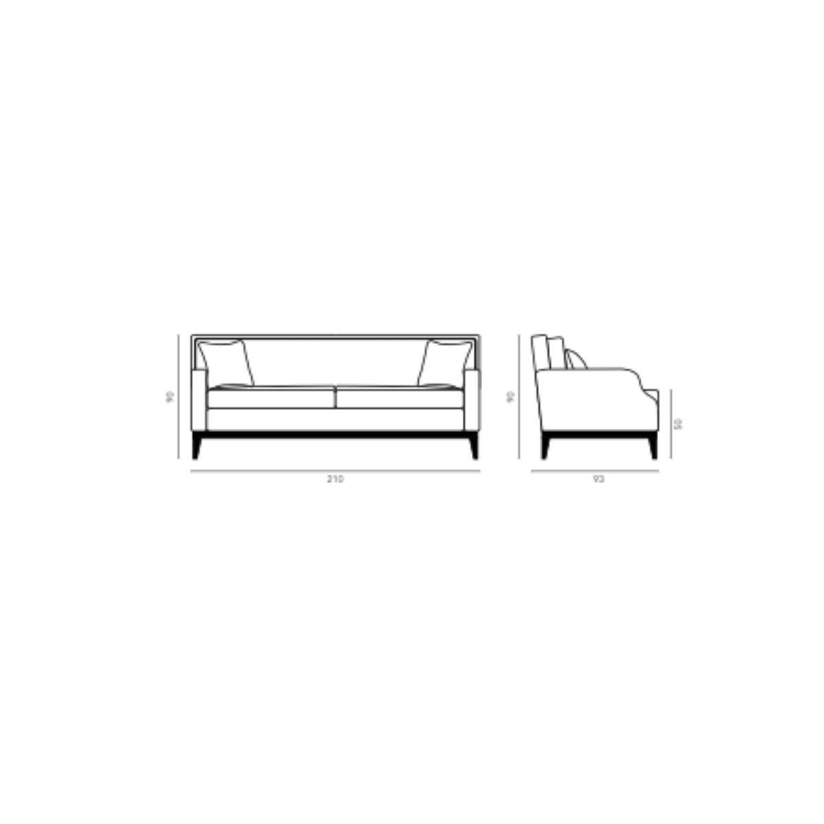 Nobilis | Canapé Orsay 2.5 Seater