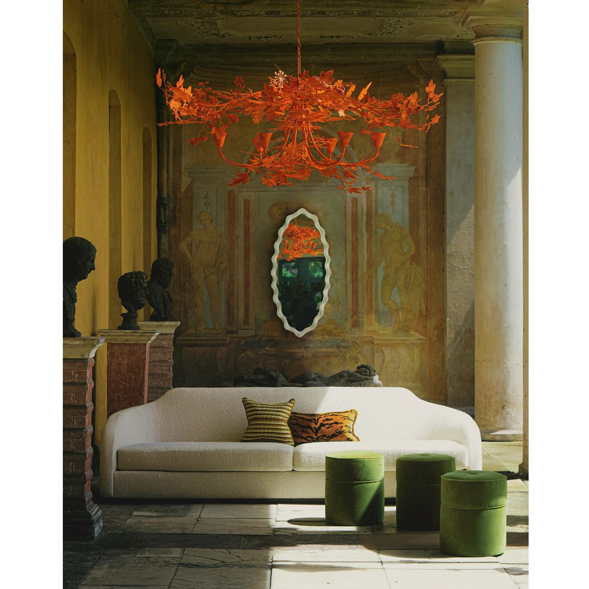 Porta Romana | Oval Clam Shell Mirror Large