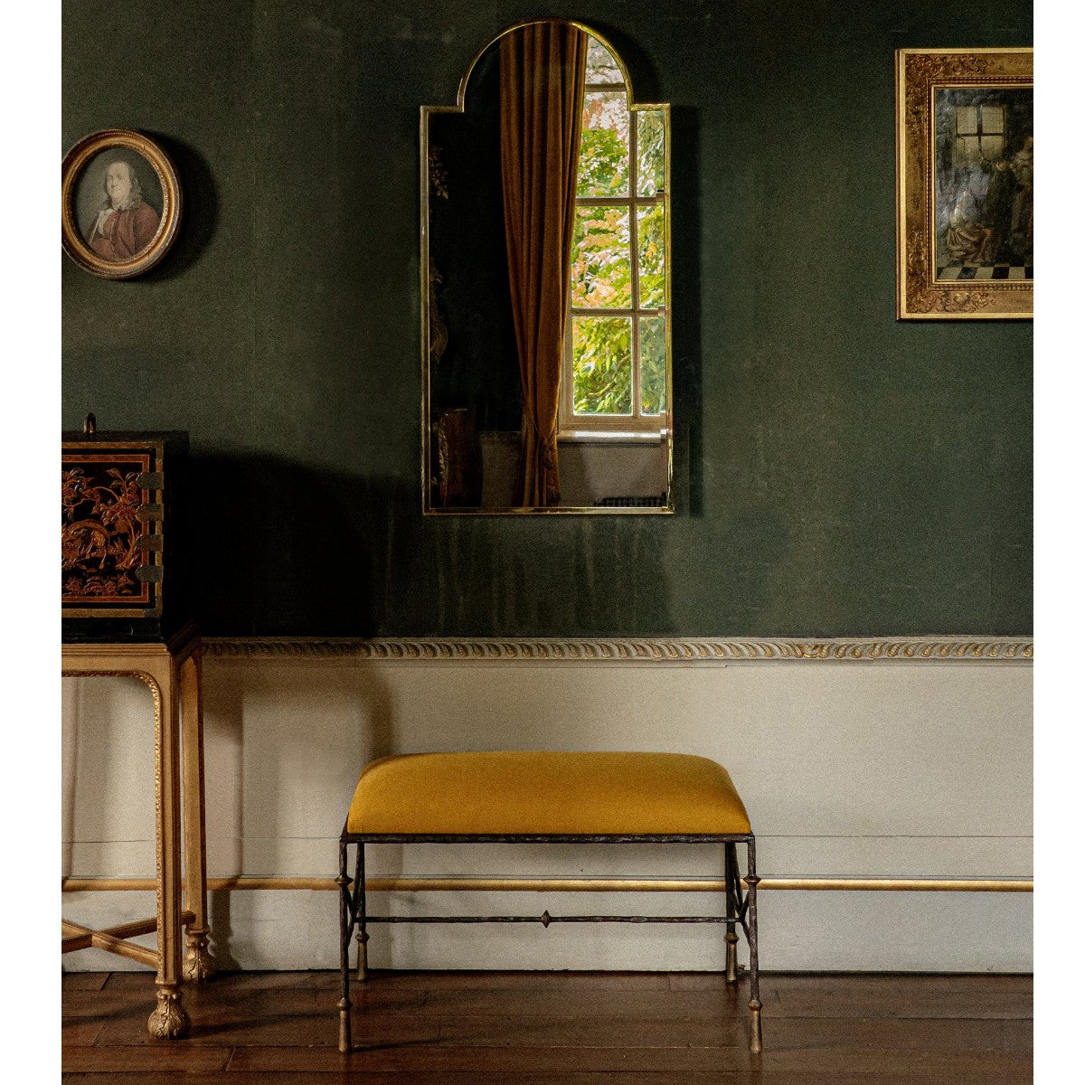 Porta Romana | Stanley Dressing Table Bench