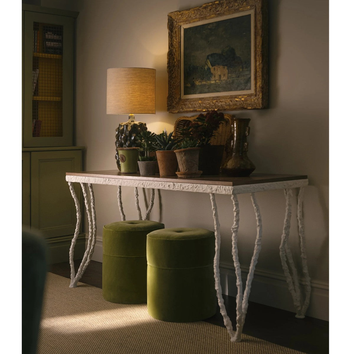 Porta Romana | Round Button Stool