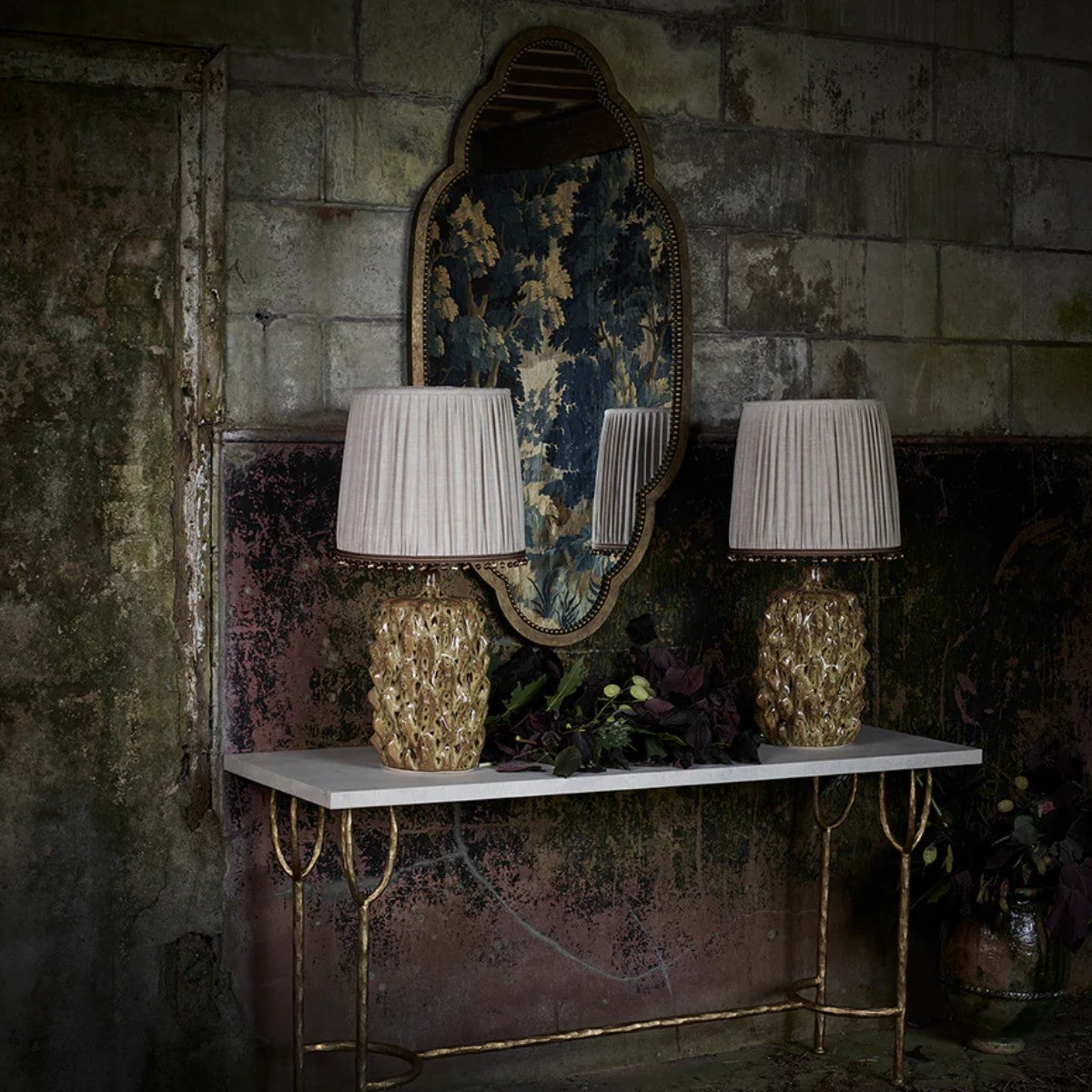 Porta Romana I Eva Mirror Large | Relic Bronze