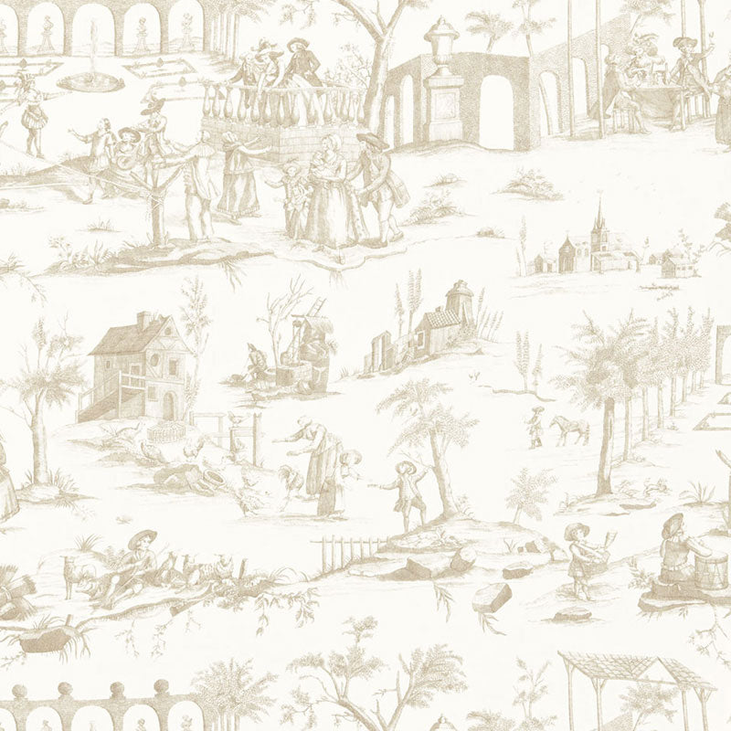Schumacher | Siena Toile fabric - 175172