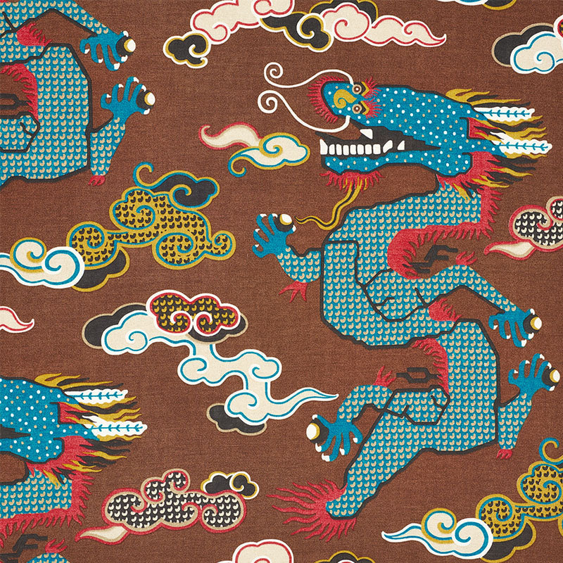 Schumacher | Magical Ming Dragon fabric - 178592