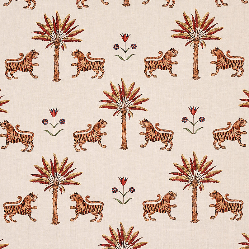 Schumacher | Tiger Palm fabric - 179932