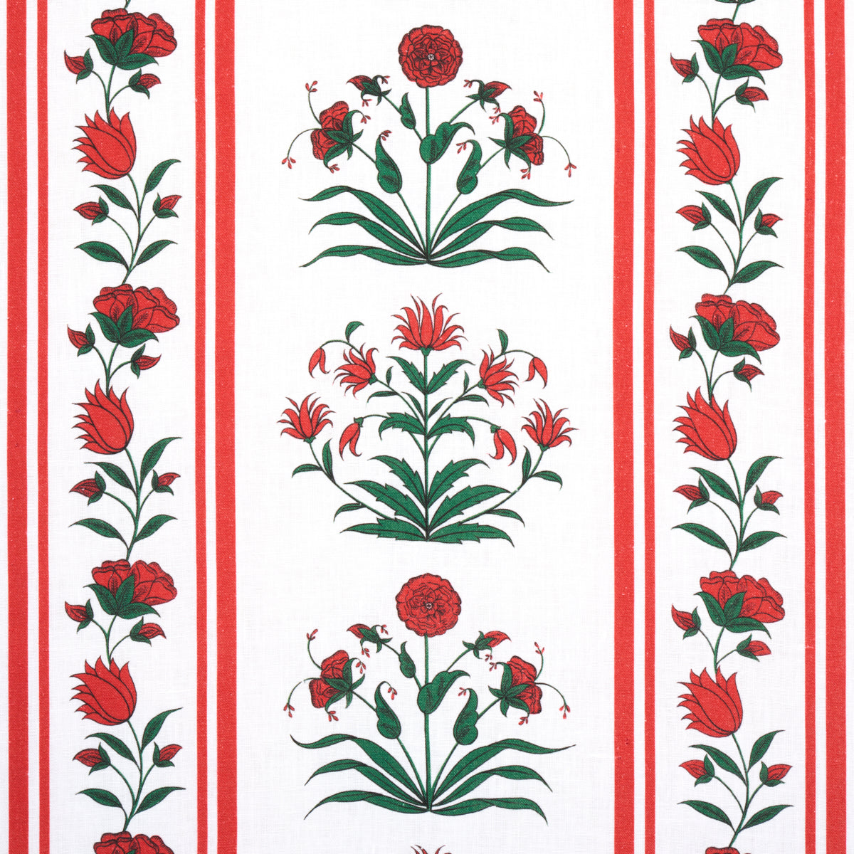 Schumacher | Royal Poppy Stripe fabric - 180671