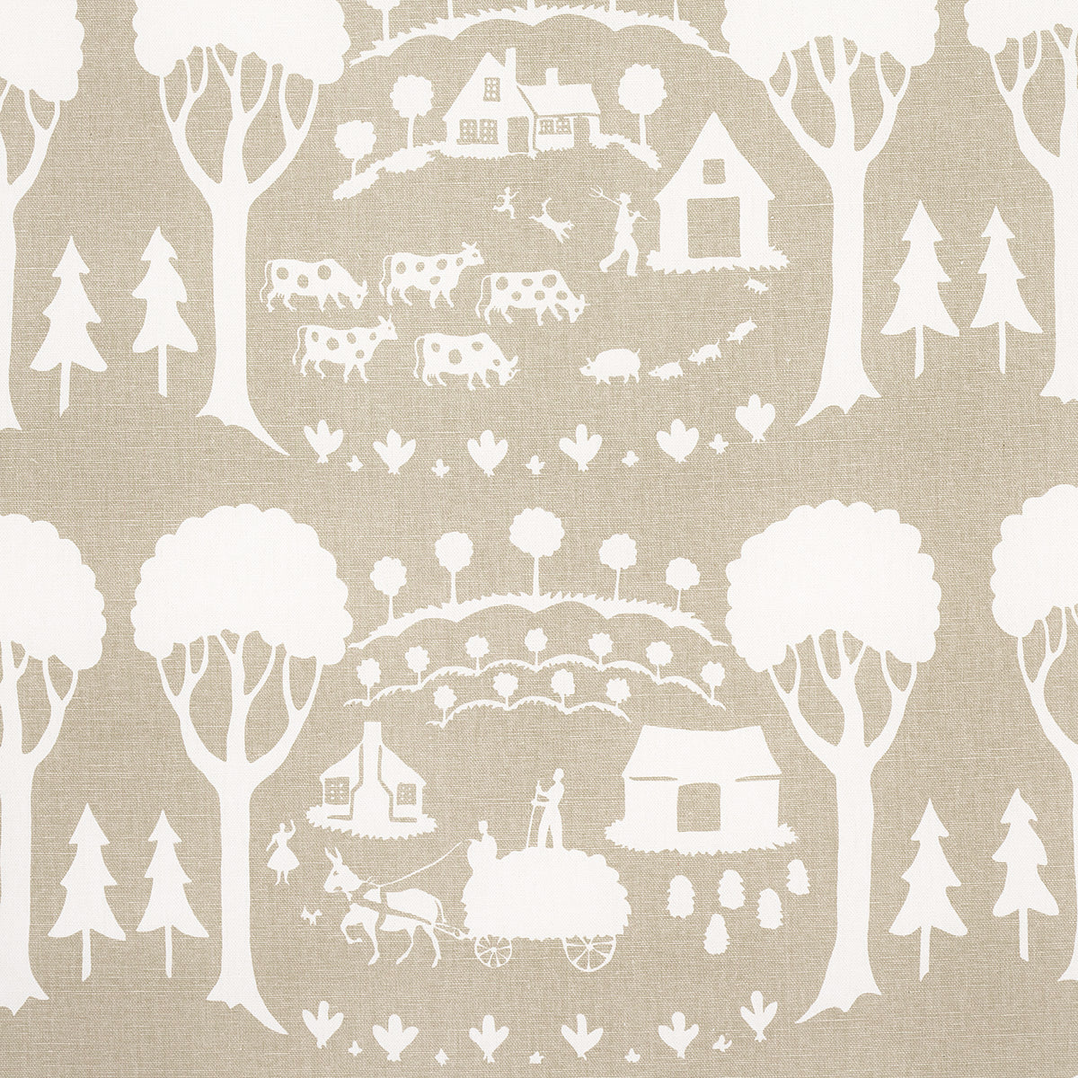 Schumacher | Farm Scene fabric - 180882