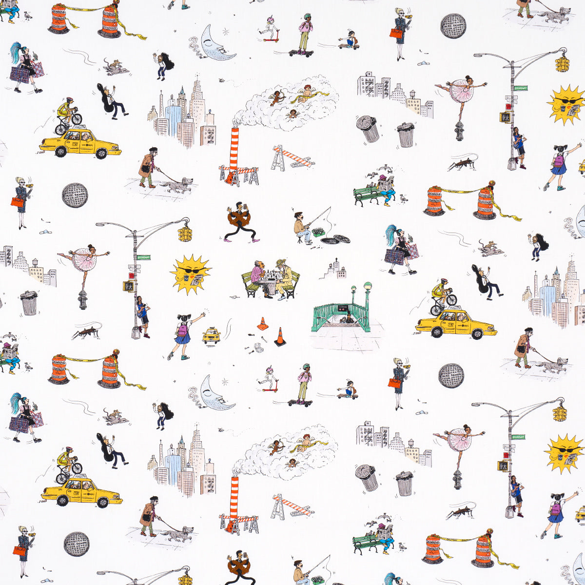 Schumacher | Joana Avillez's Street Scenes fabric - 182332