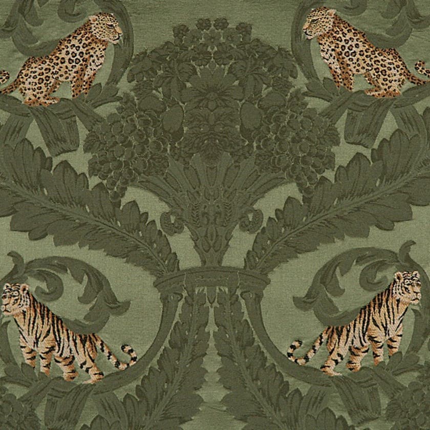 Rubelli Sandokan fabric - Verde