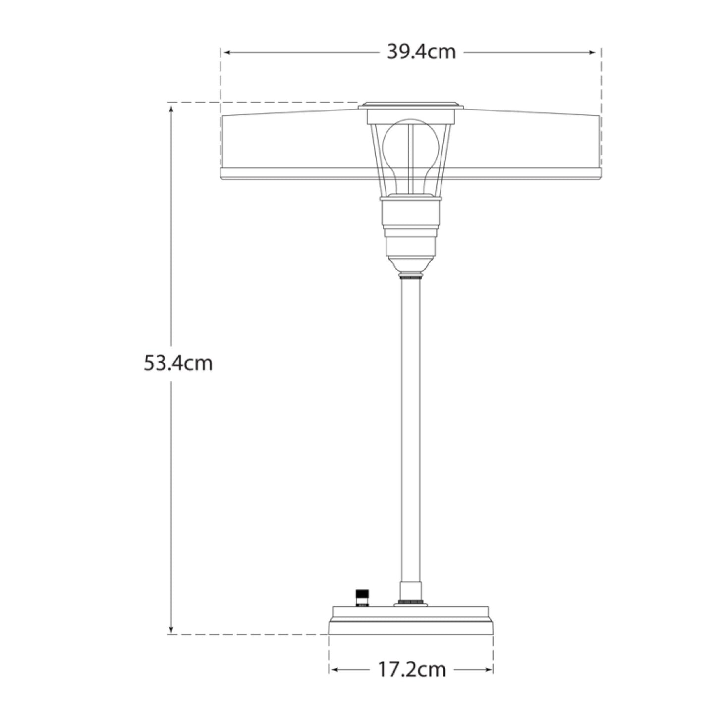 Carlo Table Lamp dimensions