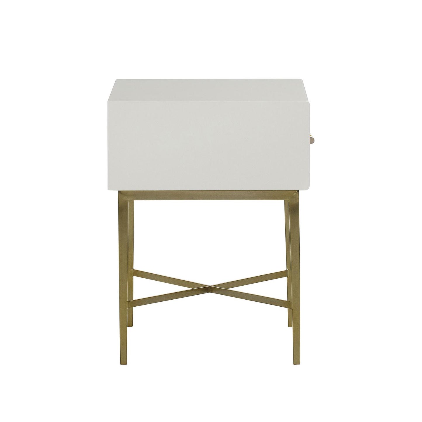 Andrew Martin Alice Bedside Table Ivory side