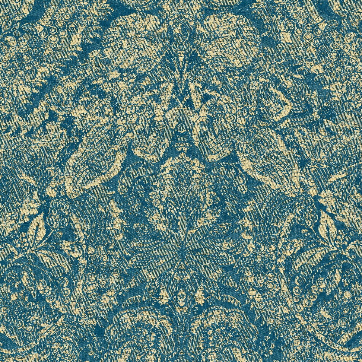 Rubelli Martinique fabric - Blu
