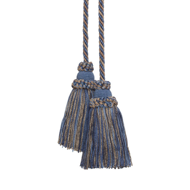 Annecy Chair Tassel - Blue / Shades Of Tan