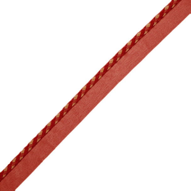 1/4" Lancaster Cord with Tape - Red