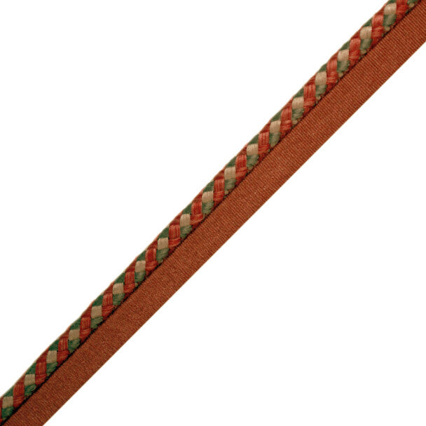 3/8" Lancaster Cord with Tape - Brick