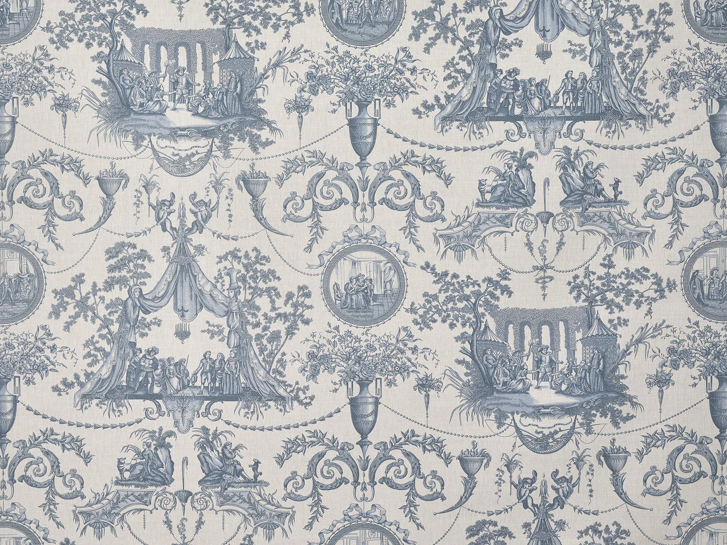 Pierre Frey Mariage De Figaro - Encre