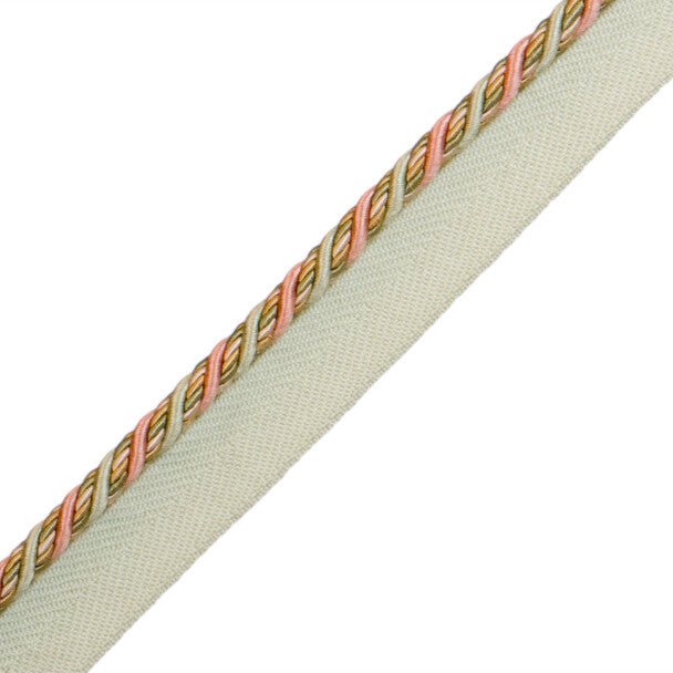 1/4" Normandy Silk Cord with Tape - Printemps