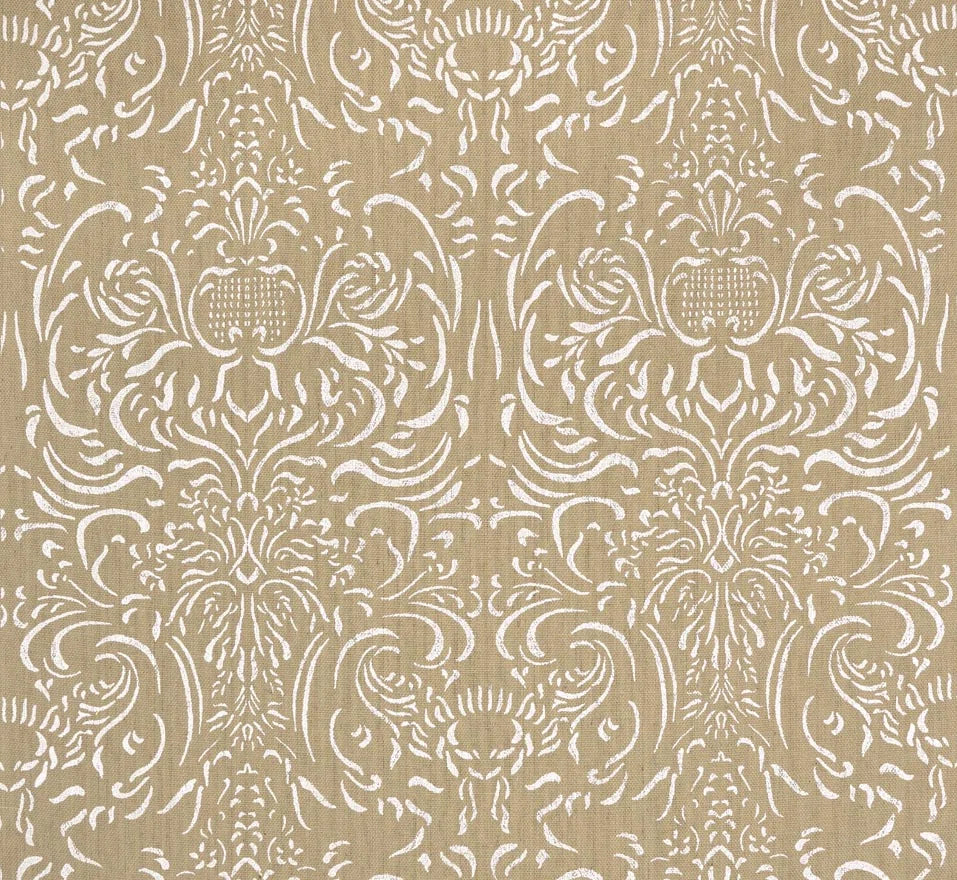 Pierre Frey French Damask Outline - White