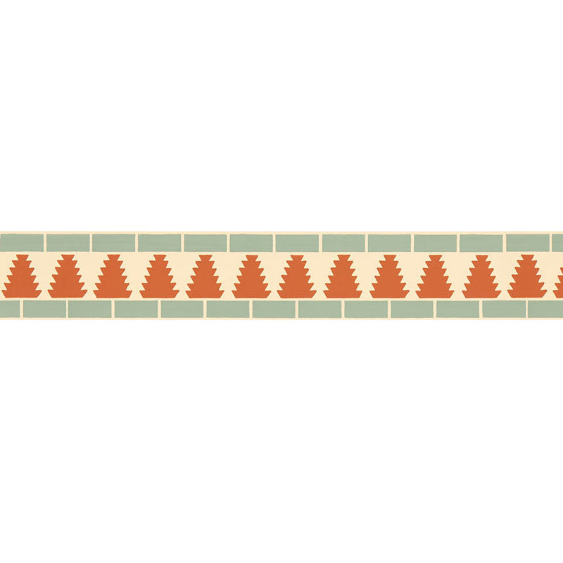 Schumacher | Cadiz Mosaic Border wallcovering - 5006032