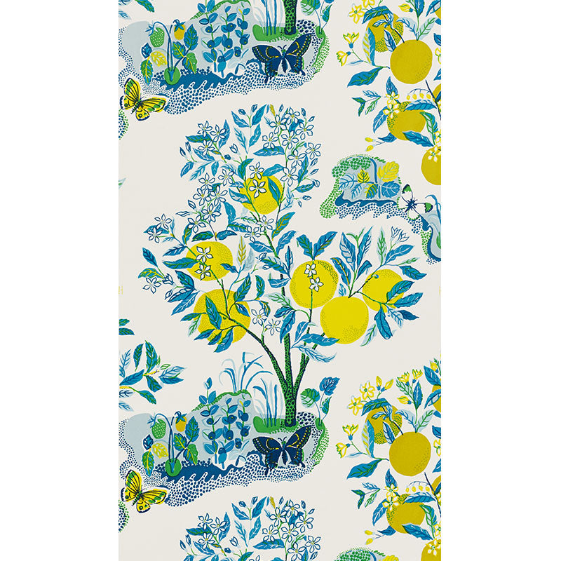 Schumacher | Citrus Garden Panel Set wallcovering - 5008411
