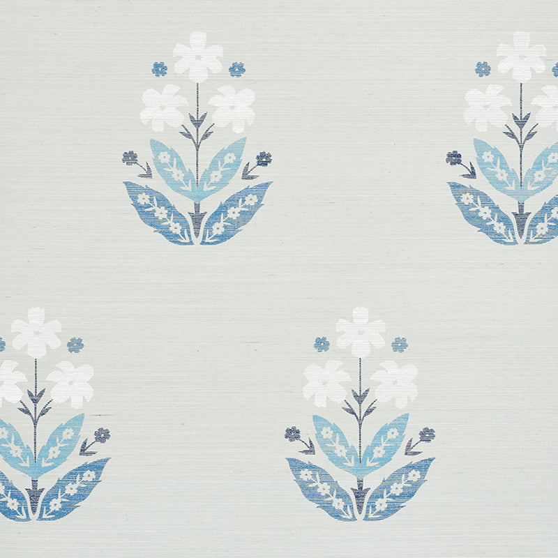 Schumacher | Floweret Sisal wallcovering - 5008910