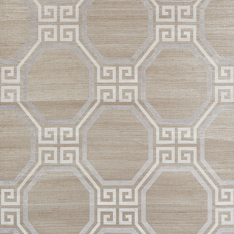 Schumacher | Octavia Hemp Shimmer wallcovering - 5008980