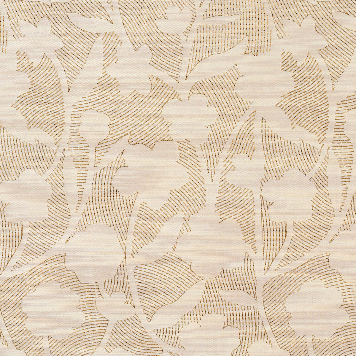 Schumacher | Kantha Embroidered Flower Sisal wallcovering - 5015181