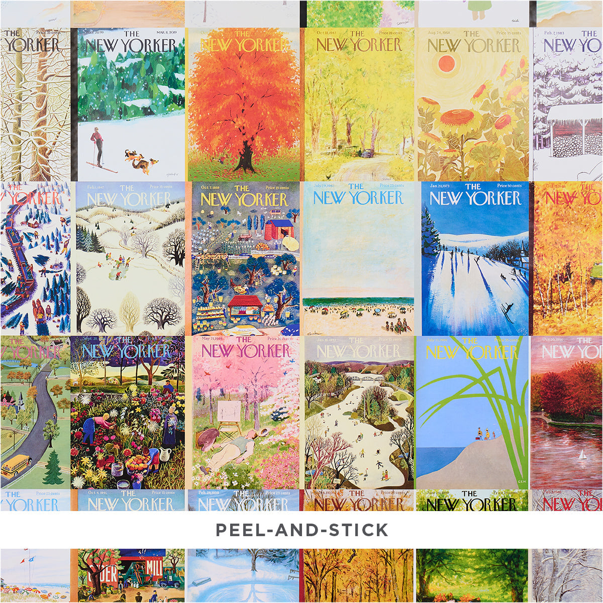 Schumacher | The New Yorker Seasonal Covers wallcovering - 5016200