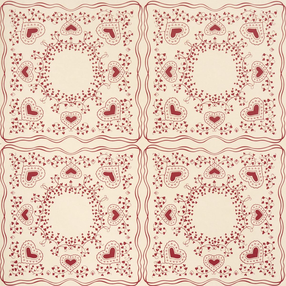 Schumacher | Garden of Hearts wallcovering - 5017861