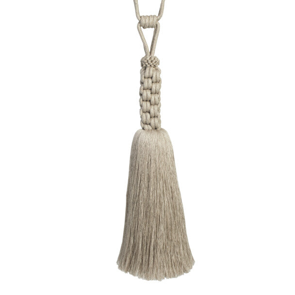 Abrielle Linen Tassel Tieback - Flax